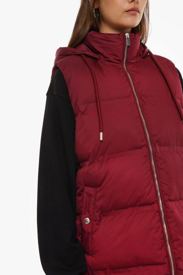 Long puffer gilet - Image 3